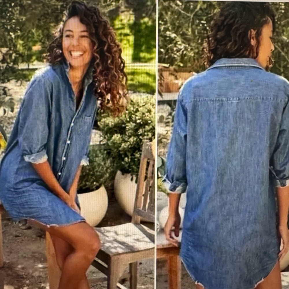 Frank & Eileen Mary Denim Shirtdress M